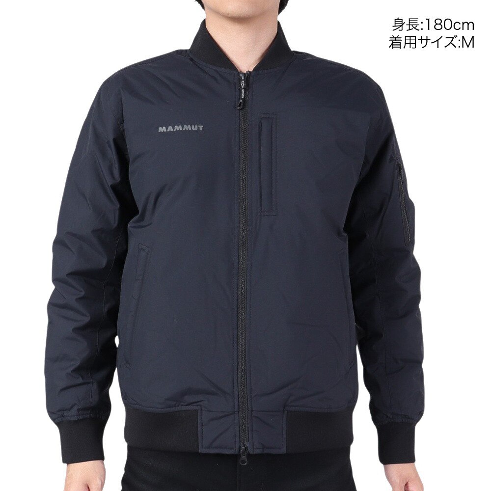 マムート（MAMMUT）（メンズ）ダウンジャケット アウター Floeberg IN ボンバー ジャケット AF 1013-03020-0001 ブラック