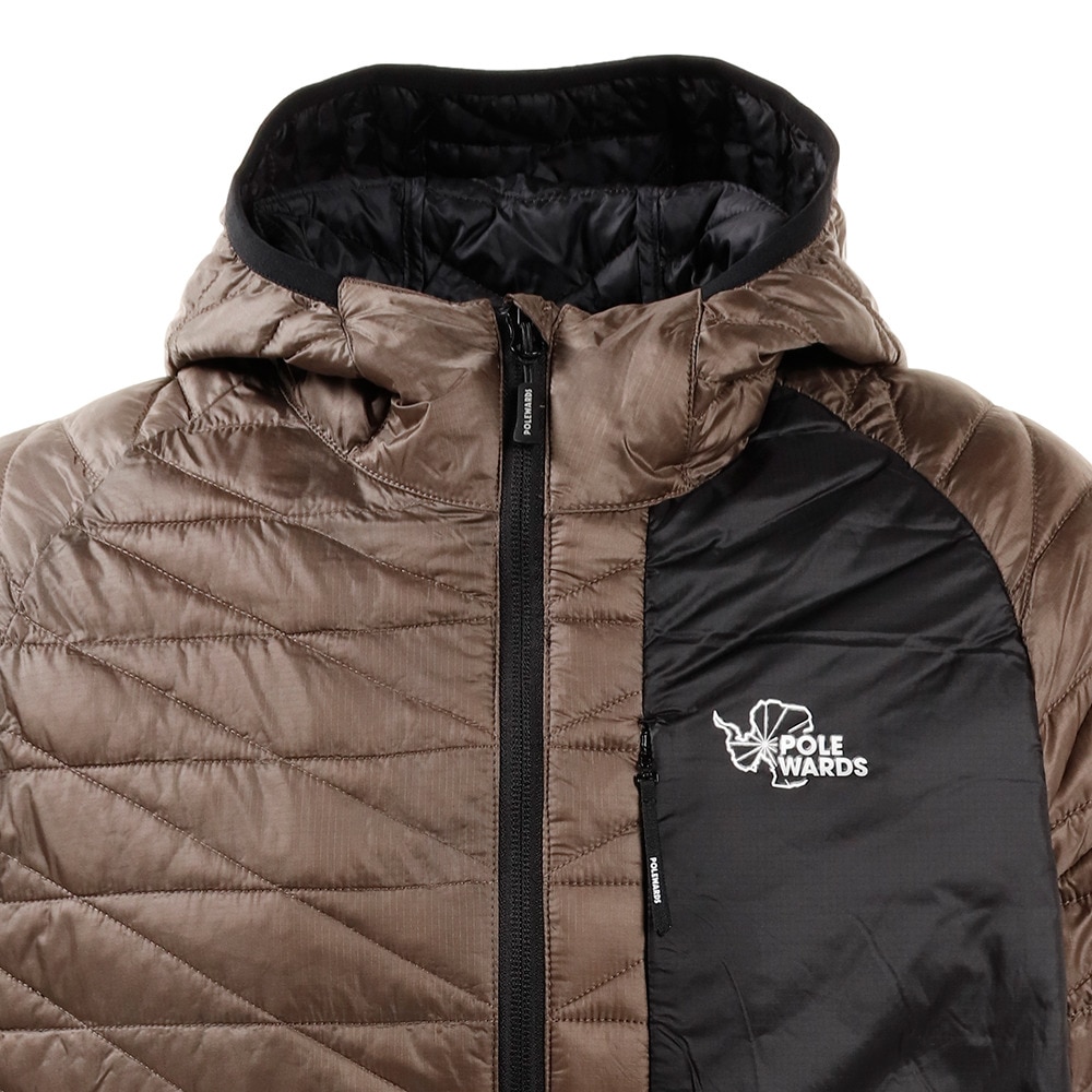 POLEWARDS｜中綿 ジャケット アウター THERMAFLASH フーディ PW22JL32 BRN - アウトドア・キャンプ用品はエルブレス
