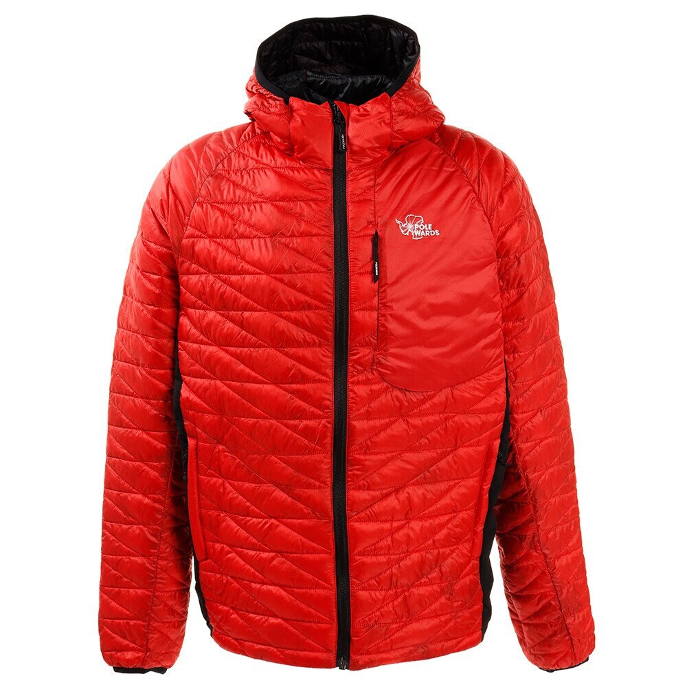  中綿 ジャケット アウター THERMAFLASH フーディ PW22JL32 RED