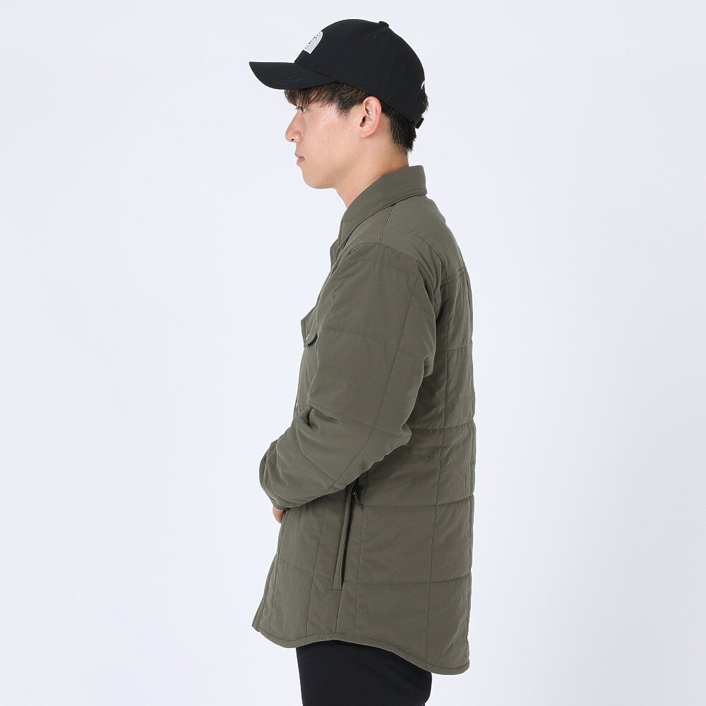 ノースフェイス（THE NORTH FACE）（メンズ、レディース）ジャケット 中綿 アウター メドウウォームシャツ NY82331 NT ニュートープ 収納袋付