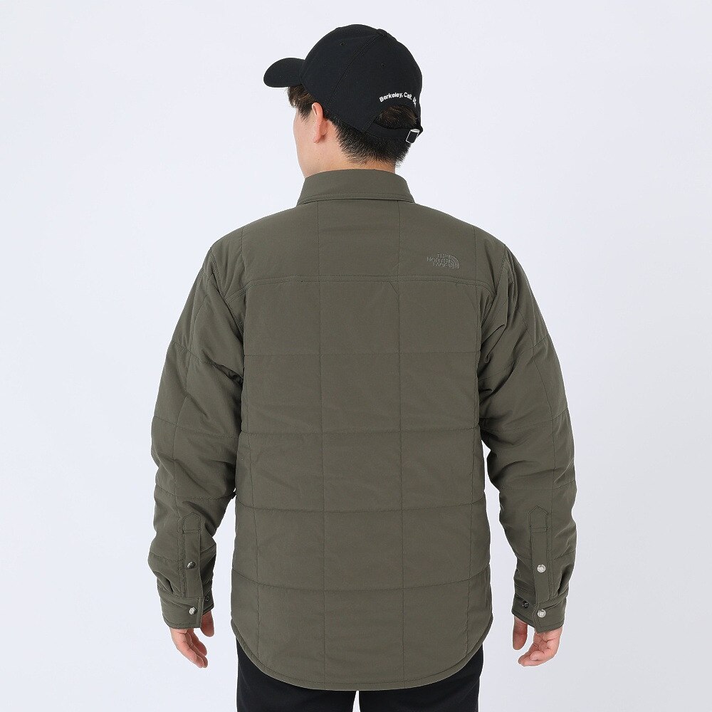 ノースフェイス（THE NORTH FACE）（メンズ、レディース）ジャケット 中綿 アウター メドウウォームシャツ NY82331 NT ニュートープ 収納袋付
