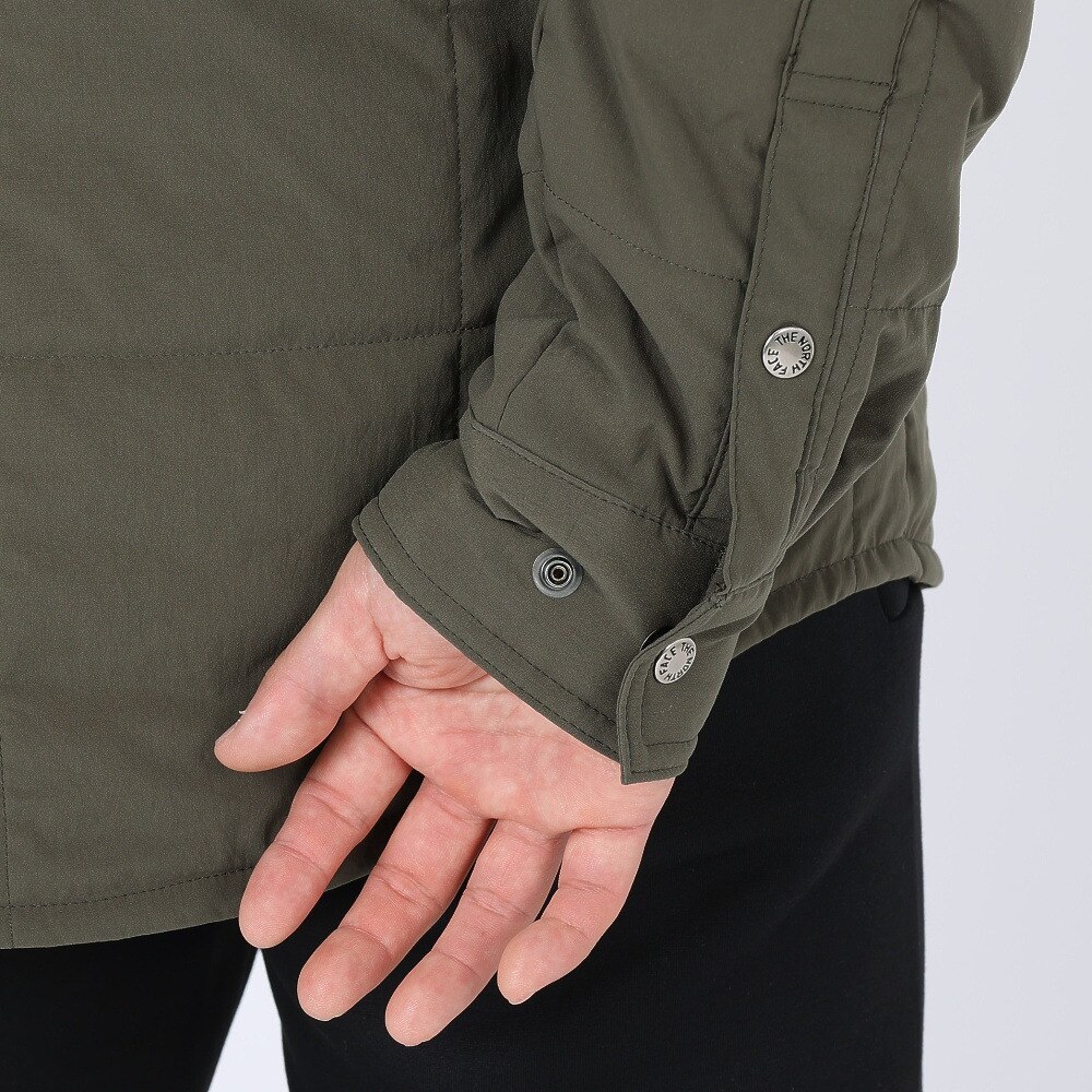 ノースフェイス（THE NORTH FACE）（メンズ、レディース）ジャケット 中綿 アウター メドウウォームシャツ NY82331 NT ニュートープ 収納袋付