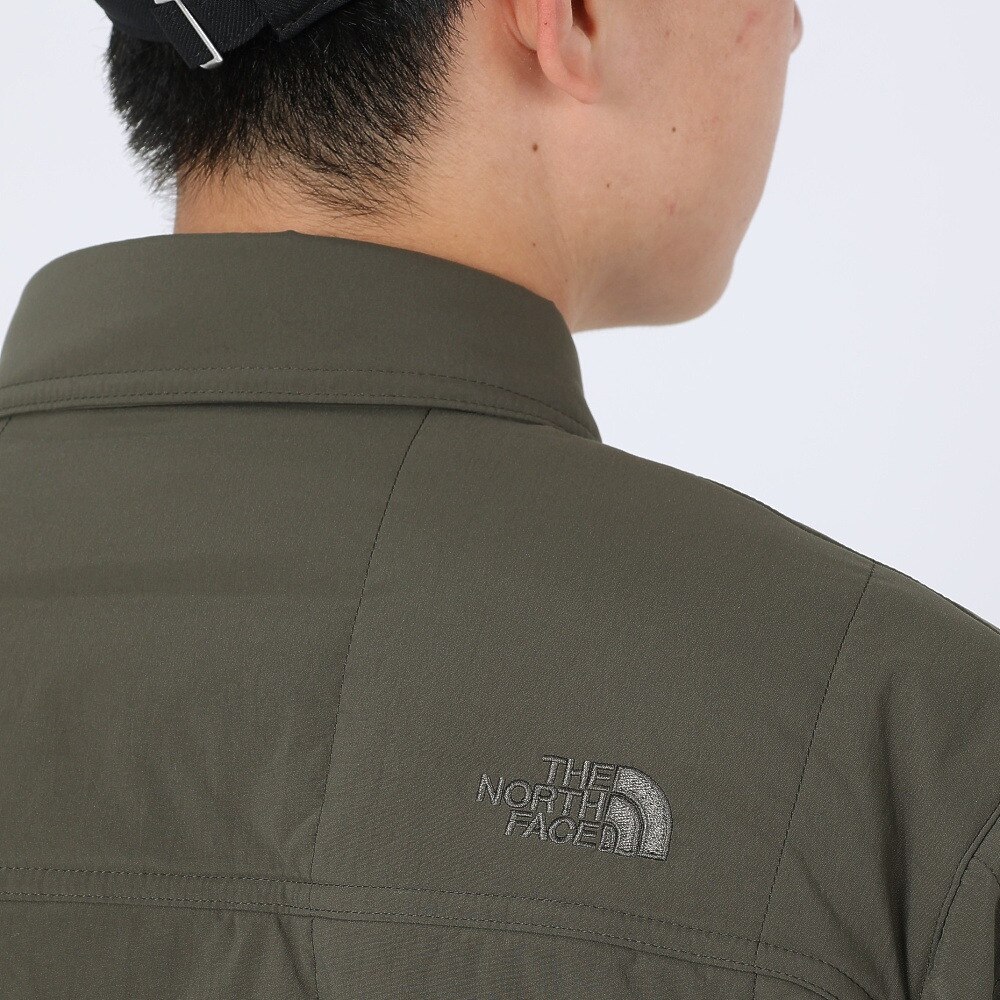 ノースフェイス（THE NORTH FACE）（メンズ、レディース）ジャケット 中綿 アウター メドウウォームシャツ NY82331 NT ニュートープ 収納袋付