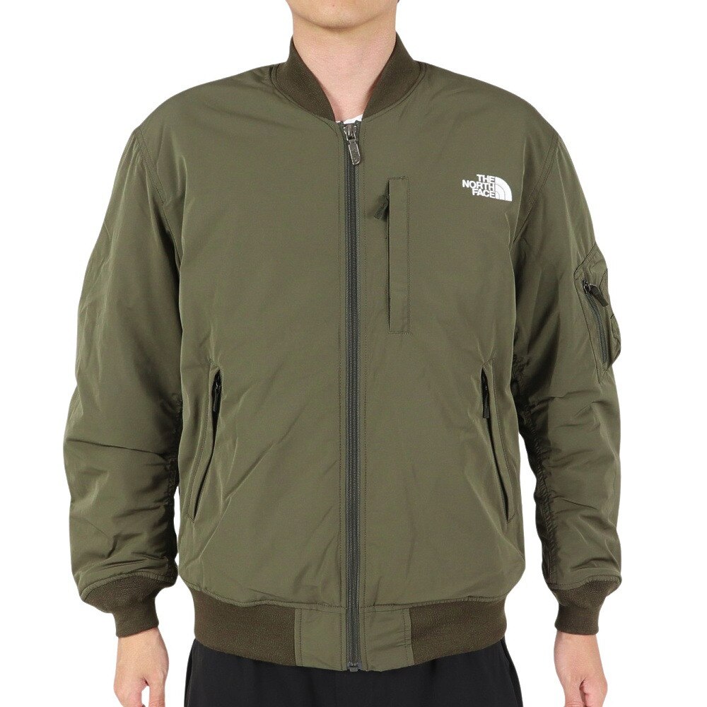 ノースフェイス（THE NORTH FACE）（メンズ）ジャケット 中綿 アウター インサレーションボンバージャケット NY82334 NT カーキ