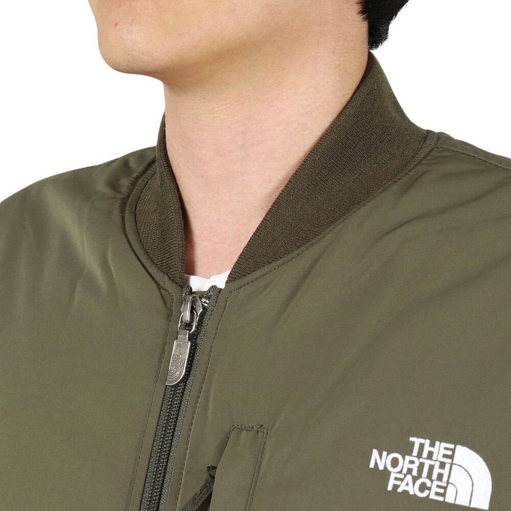 ノースフェイス（THE NORTH FACE）（メンズ）ジャケット 中綿 アウター インサレーションボンバージャケット NY82334 NT カーキ
