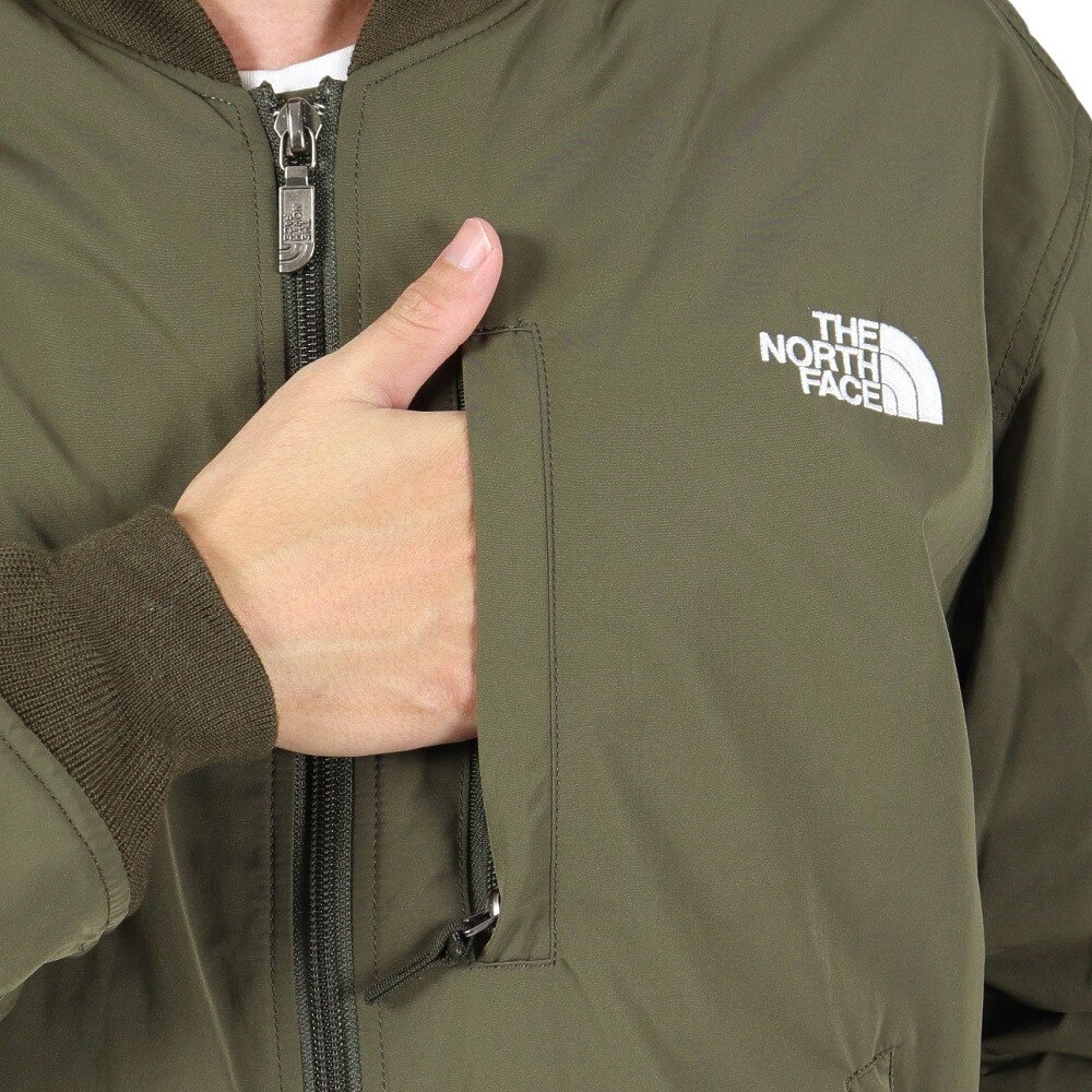 ノースフェイス（THE NORTH FACE）（メンズ）ジャケット 中綿 アウター インサレーションボンバージャケット NY82334 NT カーキ