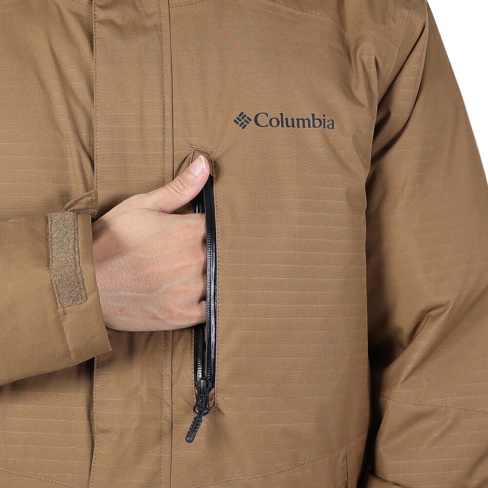 コロンビア（Columbia）（メンズ）ジャケット 中綿 アウター オークハーバーインシュレイテッドジャケット WE6764 257 ベージュ