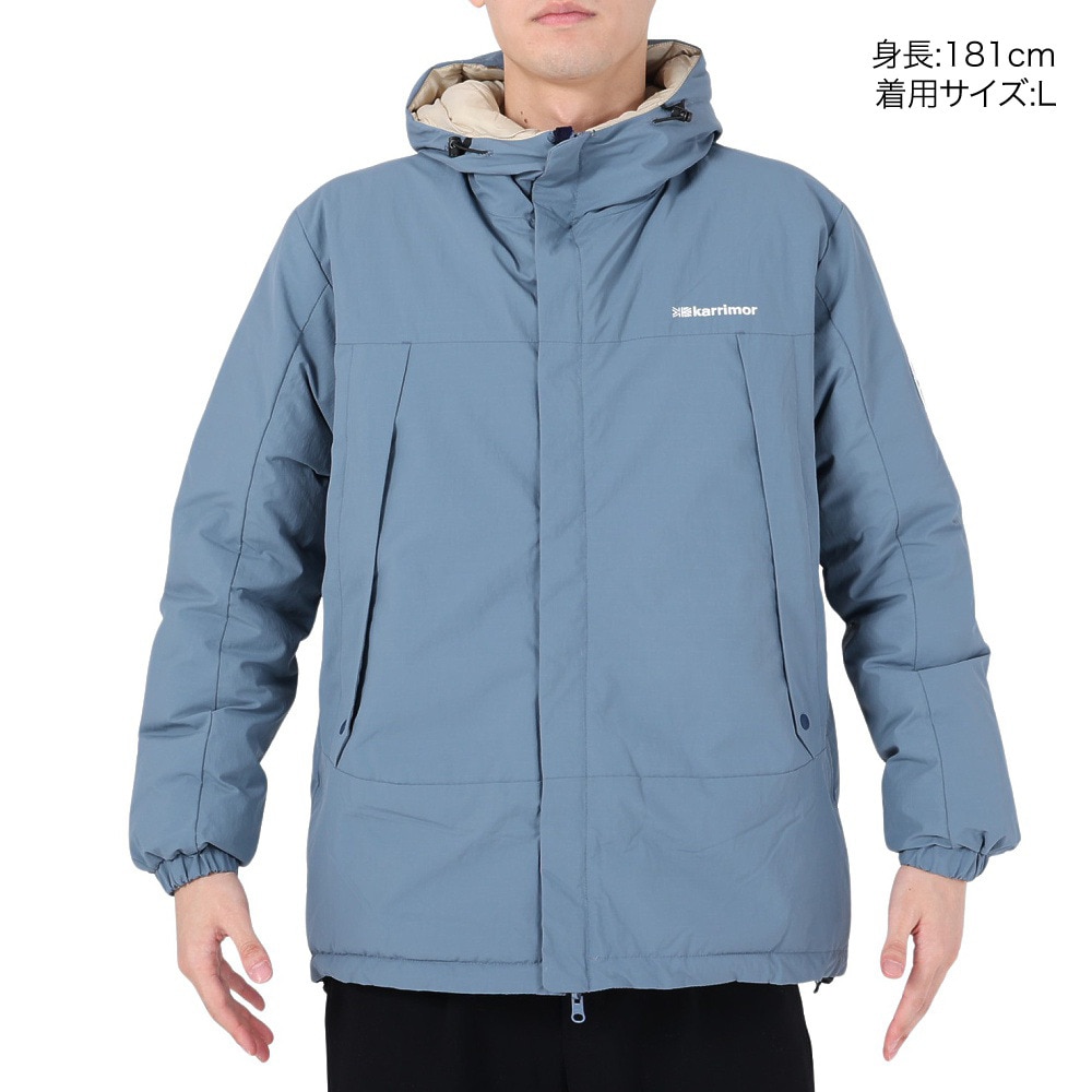 カリマー（karrimor）（メンズ）ジャケット 中綿 アウター eday リバーシブル パーカー 101447-4660 ライトブルー★★★