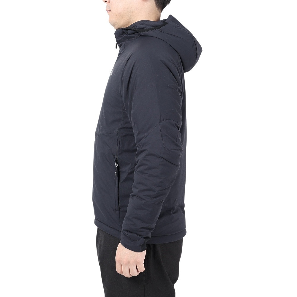 POLEWARDS（メンズ）アウター 中綿 ジャケット エクスコアレッドポイントV2フーディー PW2QJN09 BLK ブラック 収納袋付