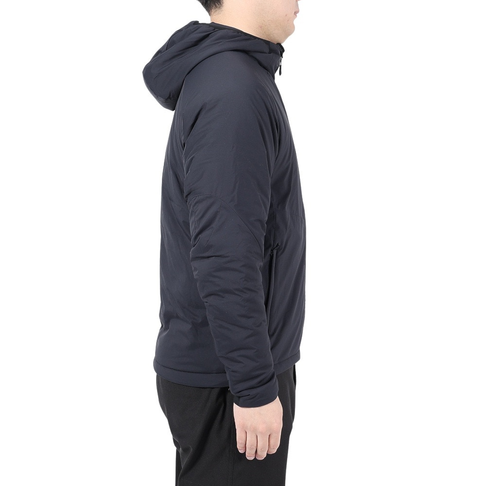 POLEWARDS（メンズ）アウター 中綿 ジャケット エクスコアレッドポイントV2フーディー PW2QJN09 BLK ブラック 収納袋付
