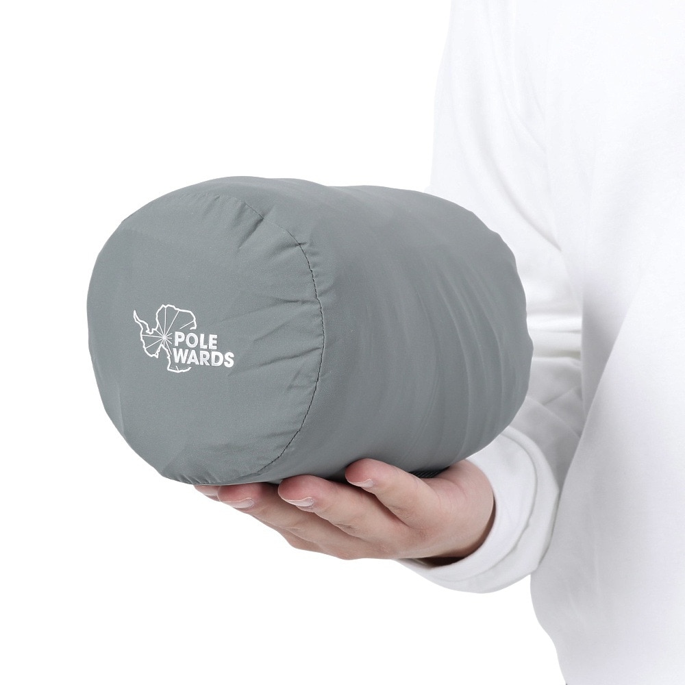 POLEWARDS（メンズ）アウター 中綿 ジャケット エクスコアレッドポイントV2フーディー PW2QJN09 GRY グレー 収納袋付