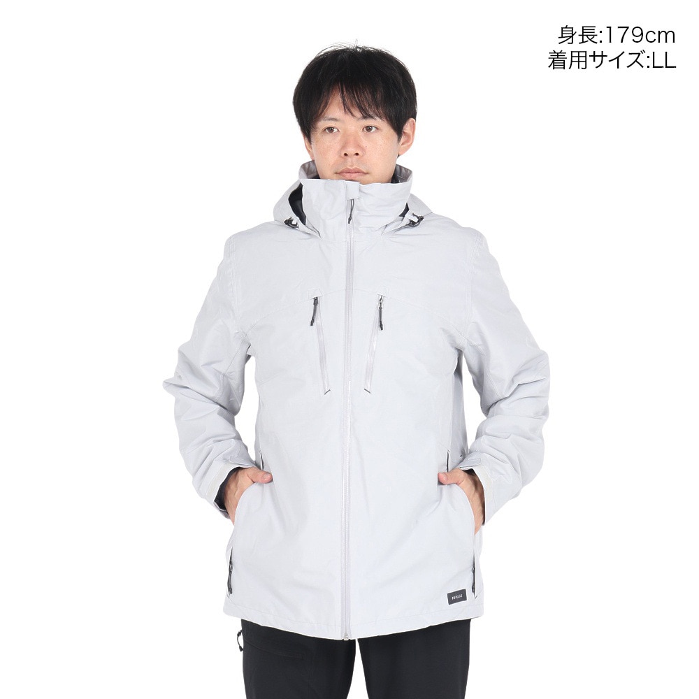 シモン（simond）（メンズ）アウター 中綿 3in1 ジャケット 500 8817156 グレー 防水 耐久性 -10℃ マルチジャケット