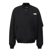 (メンズ、レディース)ジャケット 中綿 アウター インサレーション ボンバージャケット NY82552 K