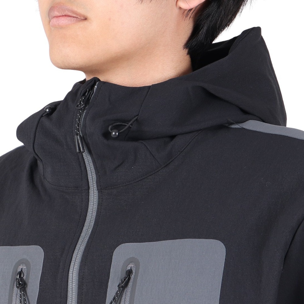 オークリー（OAKLEY）（メンズ）ジャケット アウター 4Way ストレッチ ラチチュード ドリルジャケット FOA404806-02E ブラック USサイズ
