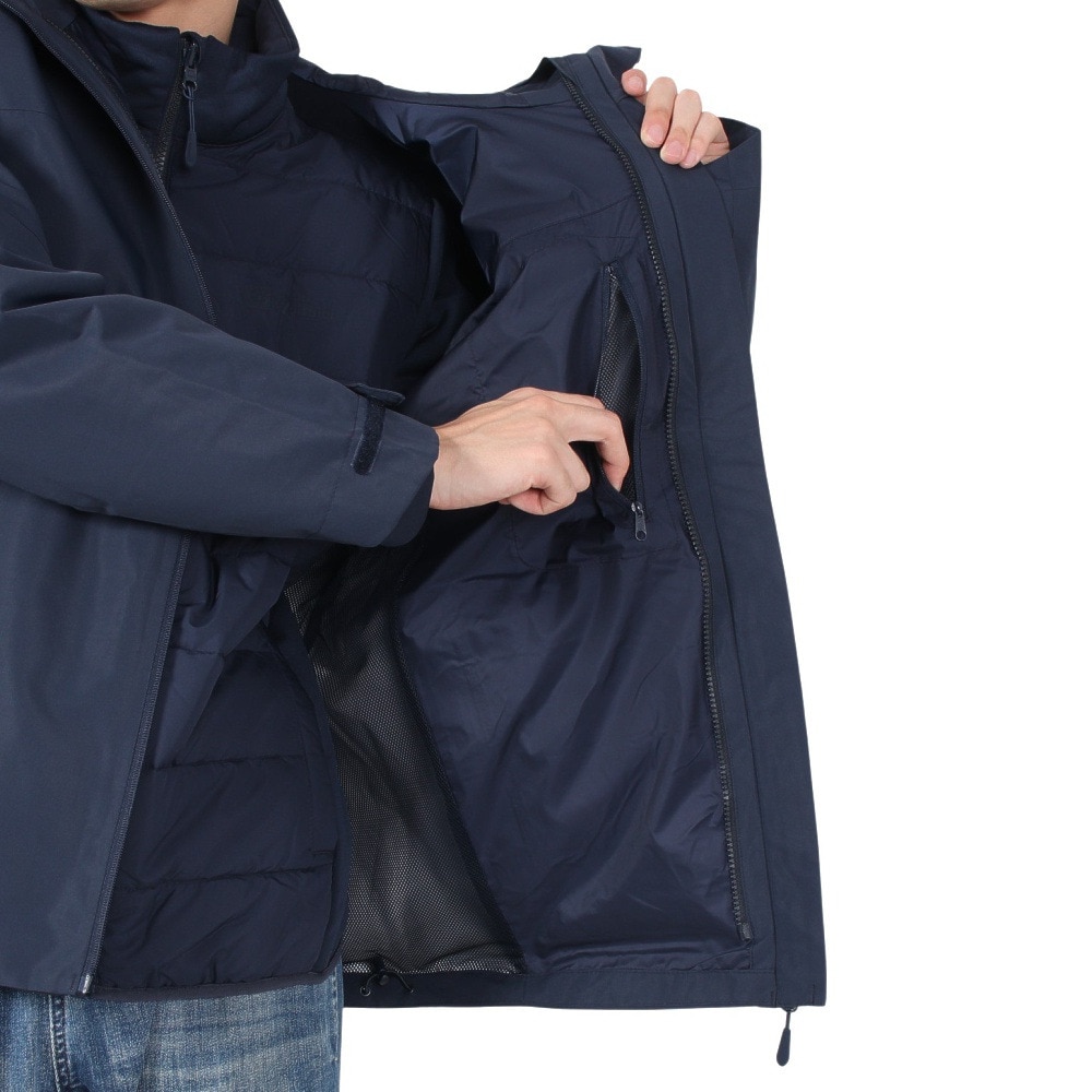 ジャックウルフスキン（JackWolfskin）（メンズ）ジャケット アウター グラバッハ 3in1 ジャケット 1115291A-1010