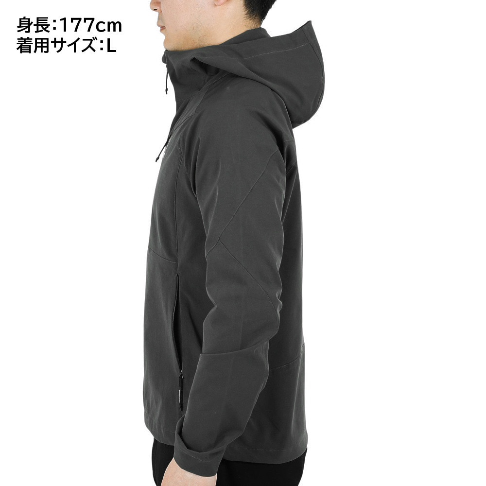 ロジャーエーガー（ROGEREGGER）（メンズ）スイスブランド 撥水 ジャケット アウター BYFARDRY EX ソフトシェルジャケット RE2STN561016 GRY グレー
