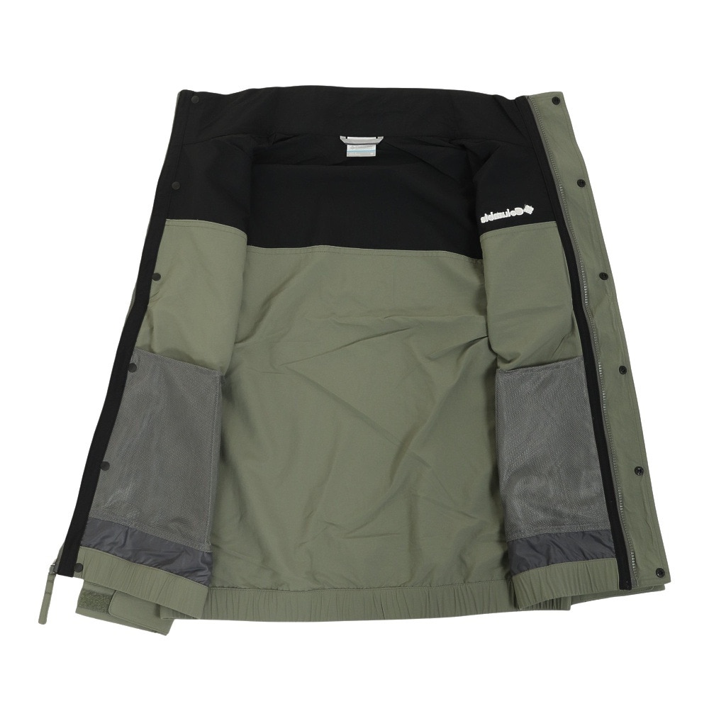 コロンビア(Columbia)(メンズ)ジャケット アウター ライトアウター ストーニーパスジャケット PM0696 316 グリーン はっ水 撥水 スタンドカラー アウトドア・キャンプ用品はエルブレス Columbia コロンビア 山スカート グリーン Mサイズ