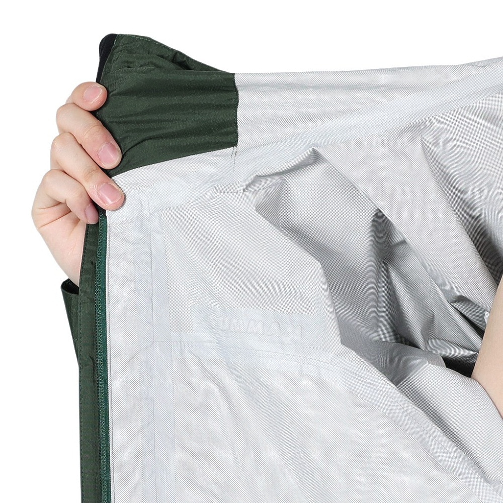 マムート（MAMMUT）（メンズ）アウター マイクロレイヤー Microlayer 2.0 HS フーディジャケット 1010-28651-40135 ダークグリーン 収納袋付 EUROサイズ