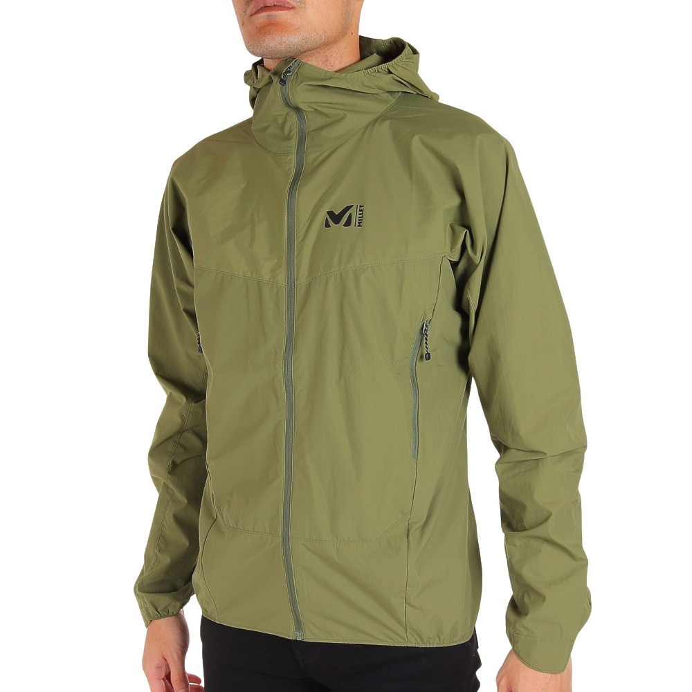 ミレー（Millet）（メンズ）ジャケット アウター ブリーズバリヤーワイルダーライトジャケット MIV01929-8781 オリーブ アウトドア ・キャンプ用品はエルブレス