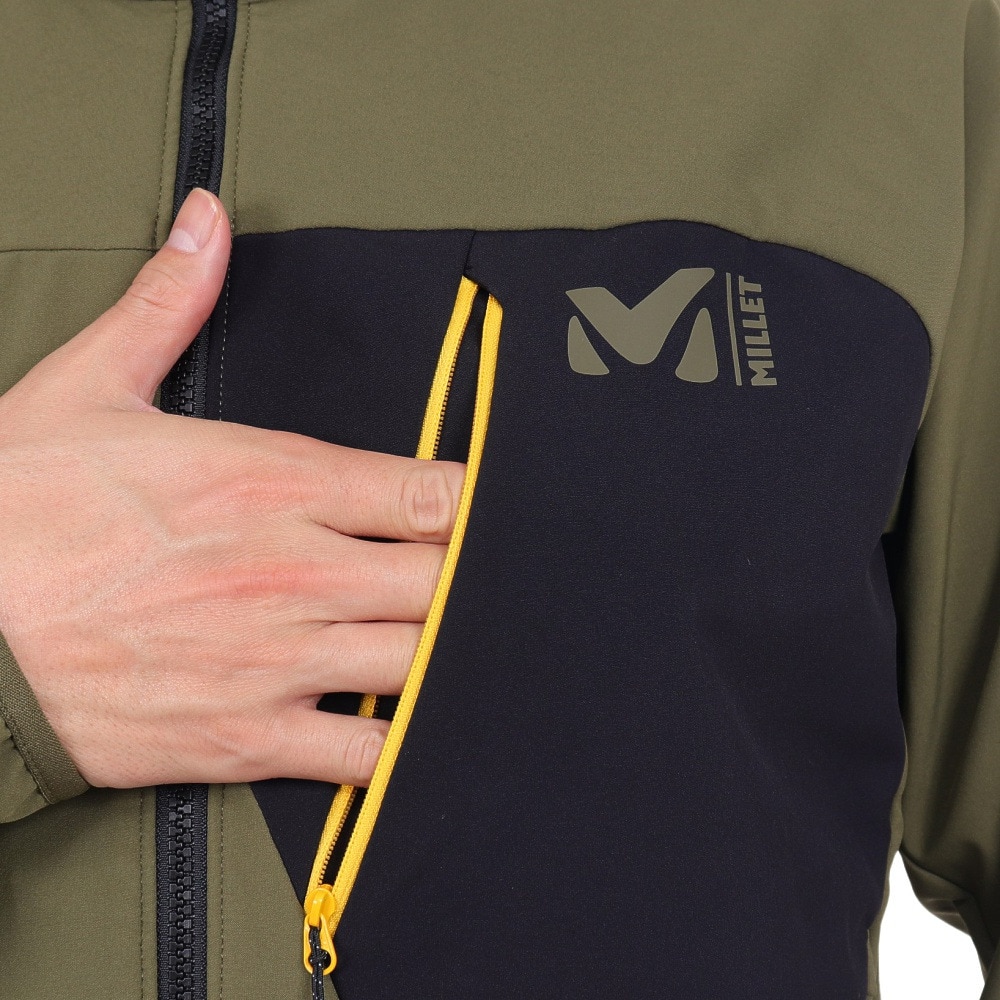 ミレー（Millet）（メンズ）ジャケット アウター マグマ シールド ジャケット MIV9585-9670 オリーブ