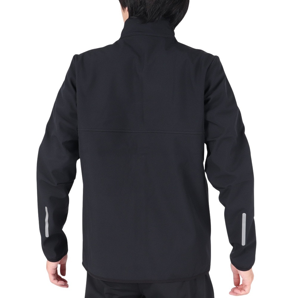 オークリー（OAKLEY）（メンズ）夜間でも安心 反射仕様ロゴ 撥水 防風 ストレッチ ジャケット アウター ファストトラックライト FOA403685-02E ブラック