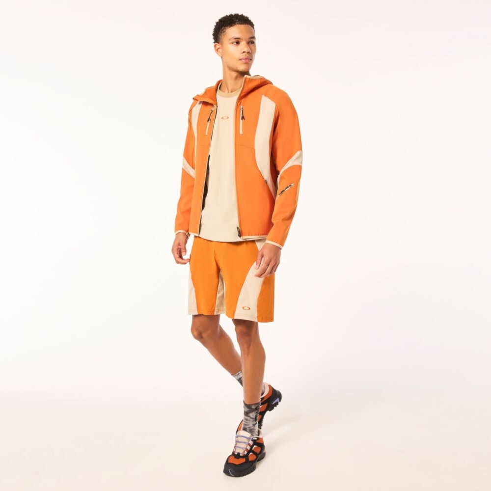 オークリー（OAKLEY）（メンズ）アウター ジャケット ラチチュード LATITUDE ARC JACKET FOA405420-52C オレンジ USサイズ 反射 フルジップ