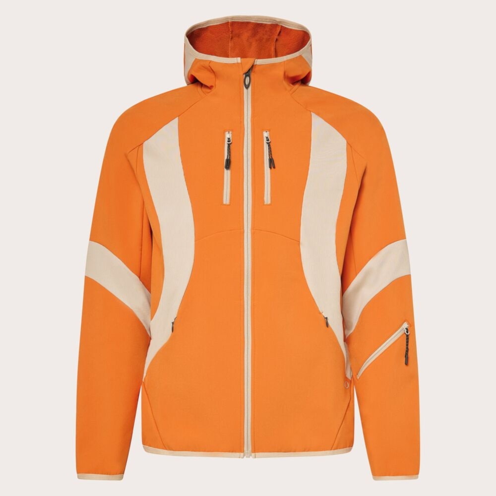 オークリー（OAKLEY）（メンズ）アウター ジャケット ラチチュード LATITUDE ARC JACKET FOA405420-52C オレンジ USサイズ 反射 フルジップ