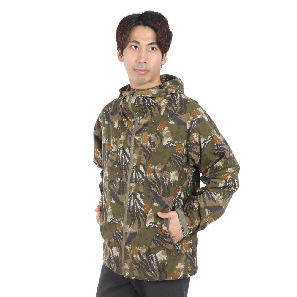 ノースフェイス（THE NORTH FACE）（メンズ）ジャケット アウター ノベルティコンパクトジャケット NP71535 PK カーキ 収納袋付