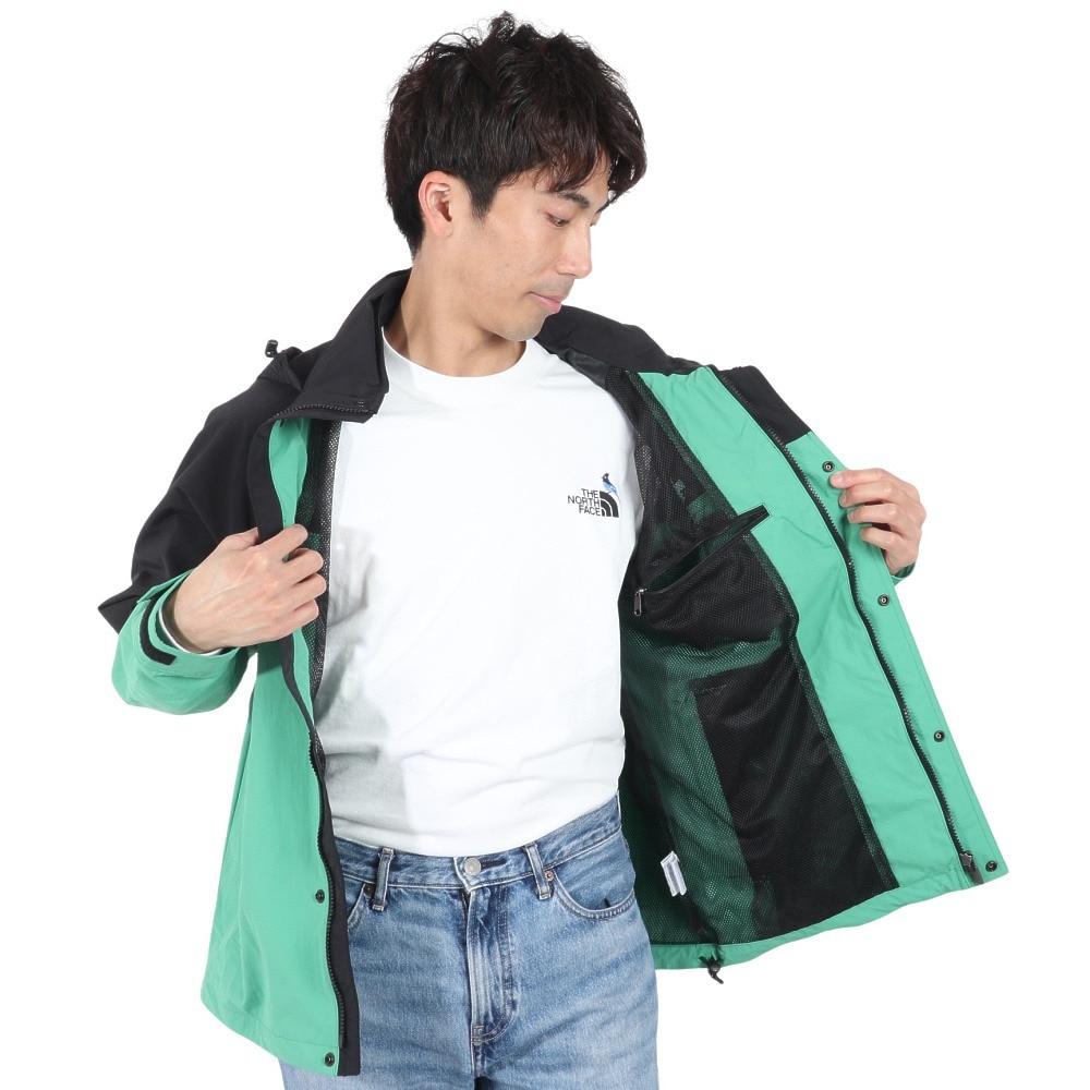 ザ・ノース・フェイス（THE NORTH FACE）（メンズ、レディース）ジャケット アウター ハイドレナウィンドジャケット NP72131 OK グリーン×ブラック ユニセックス★★★