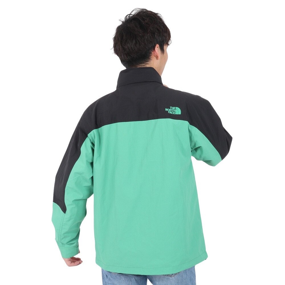 ザ・ノース・フェイス（THE NORTH FACE）（メンズ、レディース）ジャケット アウター ハイドレナウィンドジャケット NP72131 OK グリーン×ブラック ユニセックス★★★