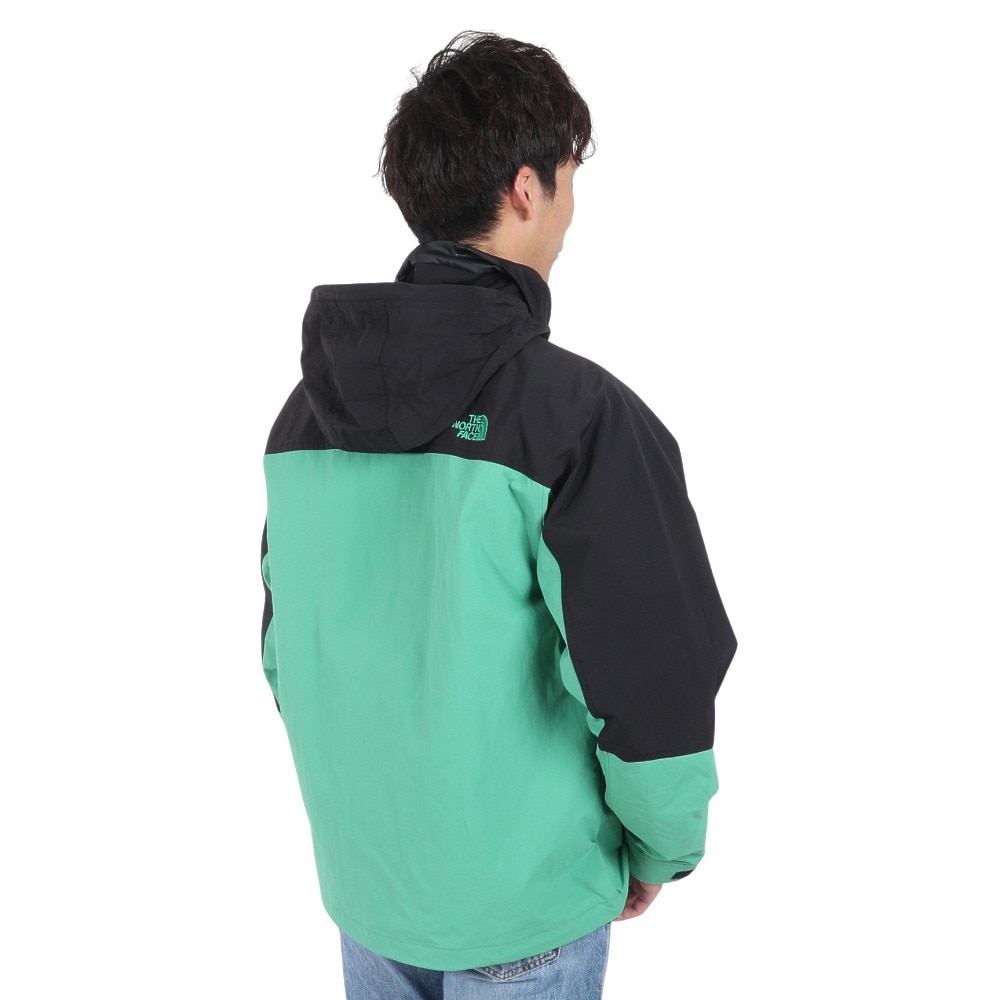 ザ・ノース・フェイス（THE NORTH FACE）（メンズ、レディース）ジャケット アウター ハイドレナウィンドジャケット NP72131 OK グリーン×ブラック ユニセックス★★★