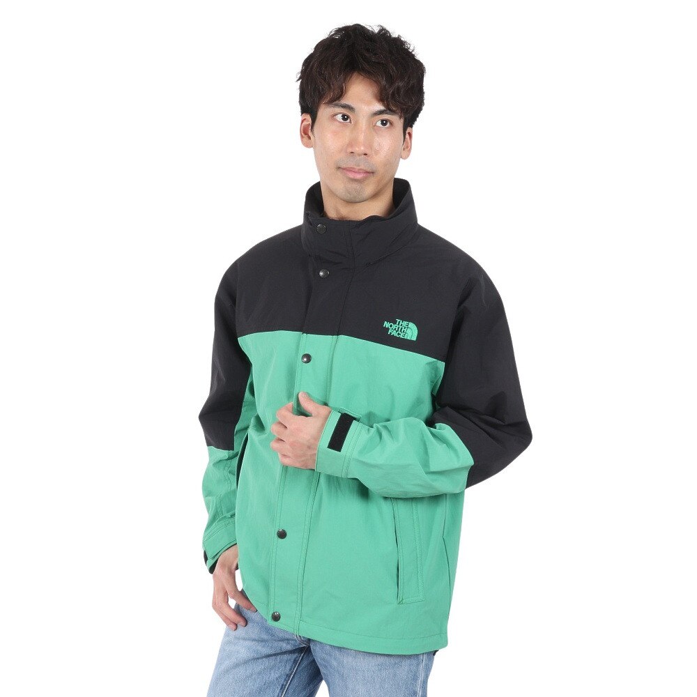 ザ・ノース・フェイス（THE NORTH FACE）（メンズ、レディース）ジャケット アウター ハイドレナウィンドジャケット NP72131 OK グリーン×ブラック ユニセックス★★★