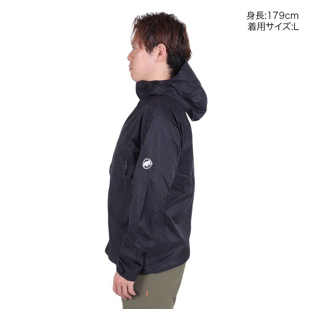 マムート（MAMMUT）（メンズ）アウター マイクロレイヤー Microlayer 2.0 HS フーデッド ジャケット AF 1010-28651-0001 軽量 耐久 防水 