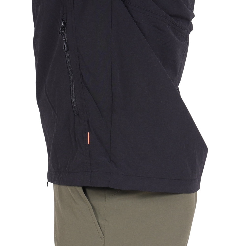 マムート（MAMMUT）（メンズ）アウター ウィンドブレーカー Hiking WB フーデッド ジャケット AF 1012-00391-0001 ブラック EUROサイズ 撥水