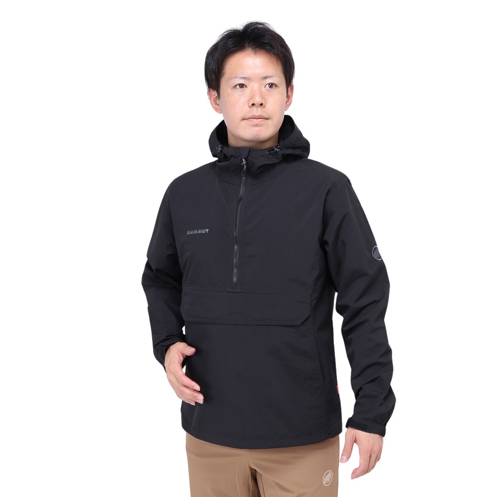 マムート（MAMMUT）（メンズ）EUROサイズ 耐久 撥水 ジャケット アウター ハイキング ウィンドブレーカー フーデッド アノラック AF 1012-00730-0001