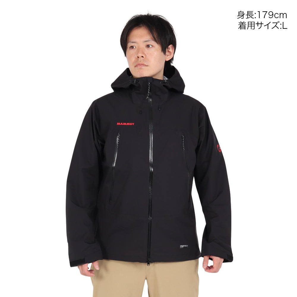 マムート（MAMMUT）（メンズ）マサオ ライト 2.0 ハードシェル フーデッド ジャケット ジャパンエディション 1010-32080-0001