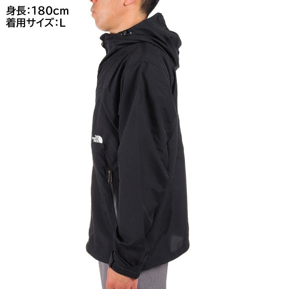 ザ・ノース・フェイス（THE NORTH FACE）（メンズ）アウター コンパクトジャケット NP72230 K ブラック 収納袋付