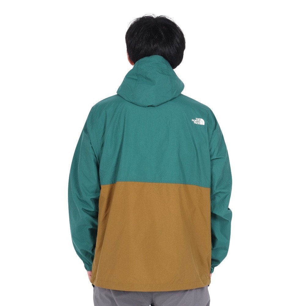 20洗3級はっ水 軽量 防風 アウター コンパクトジャケット NP72230 GM 収納袋付 マウンテンパーカ 4