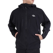 POLEWARDS（メンズ）ジャケット アウター DUALFORCE APEX JACKET PW27JN21BLK アルパインシェル トレッキング ウェア 春 防水