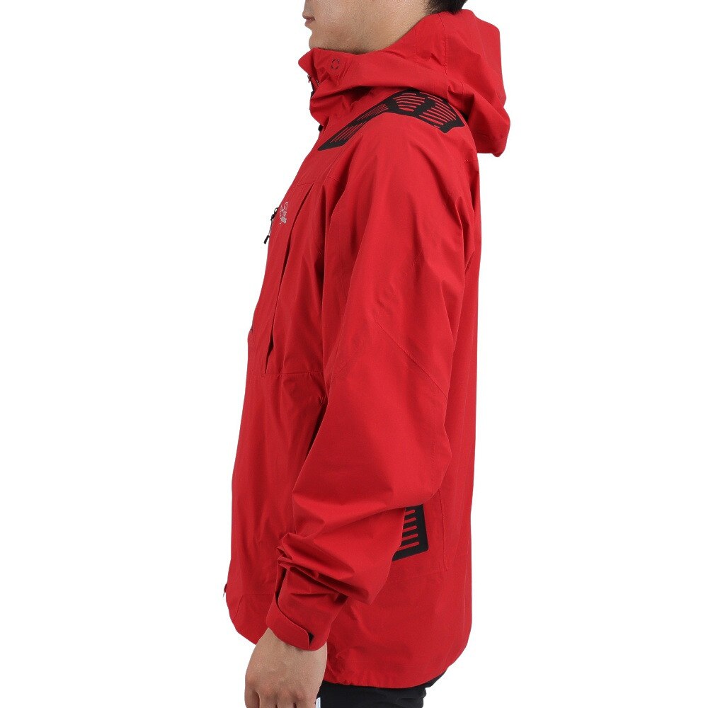 POLEWARDS（メンズ）ジャケット アウター SYMPATEX ストームガイドジャケット PW22JN04 RED 防水 防風 透湿