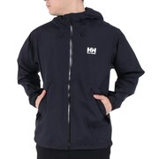 ヘリーハンセン（HELLY HANSEN）（メンズ、レディース）春 アウター ライトアウター ジャケット レイネライトジャケット HOE12312 K ブラック スタッフサック付 防水 透湿 軽量