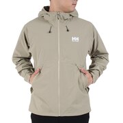ヘリーハンセン（HELLY HANSEN）（メンズ、レディース）春 アウター ライトアウター ジャケット レイネライトジャケット HOE12312 WR ベージュ スタッフサック付 防水 透湿 軽量