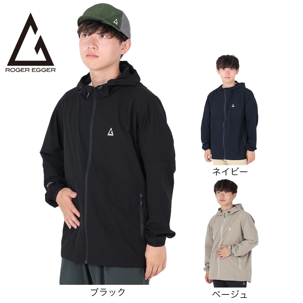 ロジャーエーガー（ROGEREGGER）（メンズ）軽量 撥水 4Way ストレッチ ジャケット アウター BYFARDRY デュアル ジャケット RE23SVT5610018BEG ベージュ