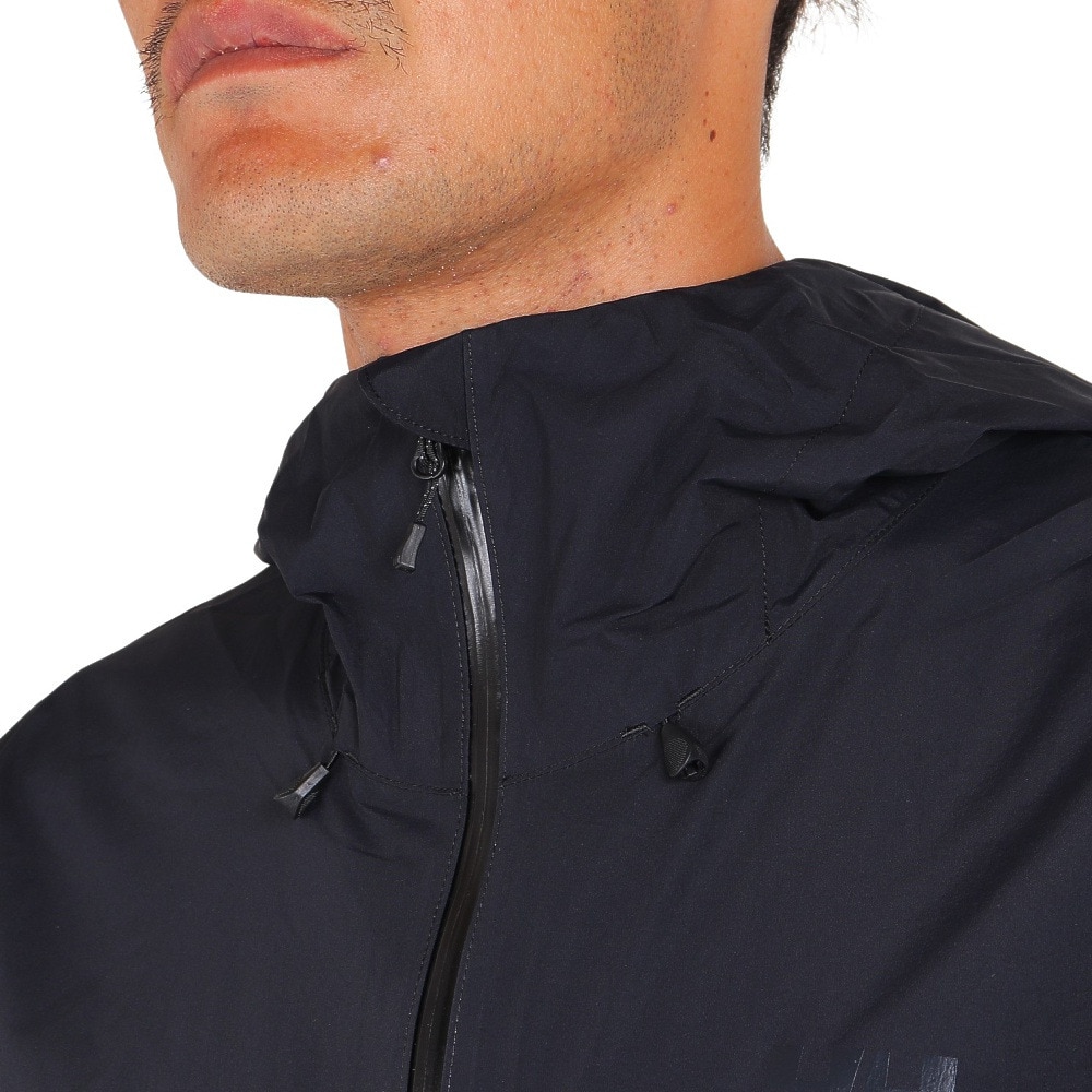 ヘリーハンセン（HELLY HANSEN）（メンズ、レディース）ジャケット アウター レイネライト ジャケット HOE12312 K2 ブラック 収納袋付