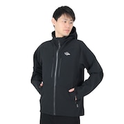 POLEWARDS（メンズ）ジャケット アウター CORDURA ソフトシェル フーディ PW2MJN01 BLK ブラック スタイルアップ 軽量