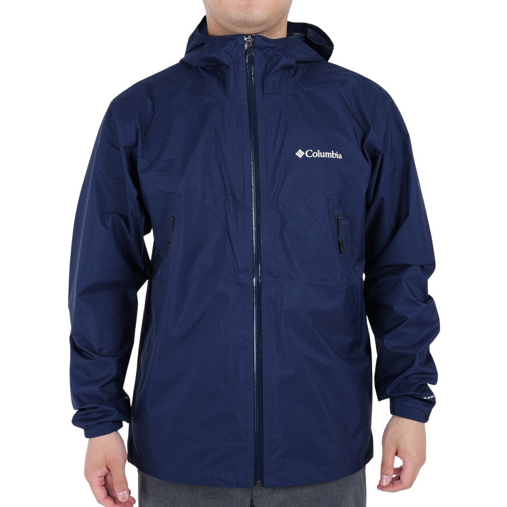 コロンビア（Columbia）（メンズ）アウター ジャケット ライトクレストジャケット PM5738 464 ネイビー 防水 耐水 はっ水★★★
