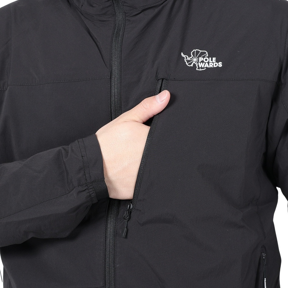 POLEWARDS（メンズ）アウター コーデュラ フレックス ジャケット PW2PJN07 BLK ブラック 耐久性 撥水 軽量