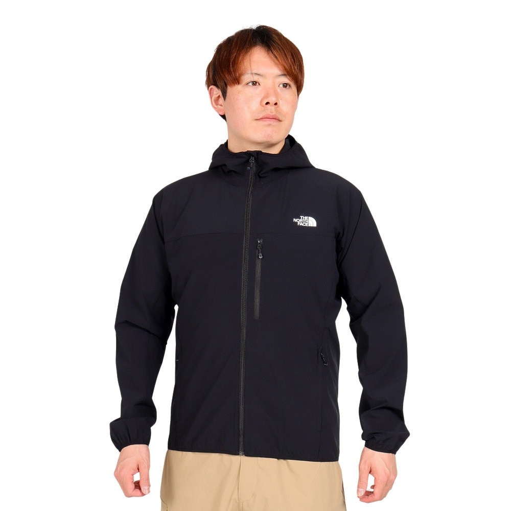 ザ・ノース・フェイス（THE NORTH FACE）（メンズ）ジャケット アウター マウンテンソフトシェルフーディ NP22401 K