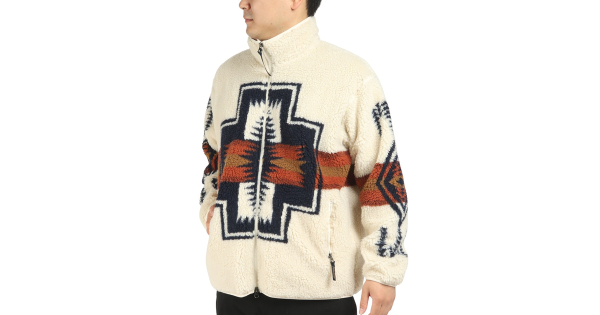 ペンドルトン（PENDLETON）（メンズ）ジャケット アウター ボア スタンドブルゾン Ivr 24759015 10028 あったか