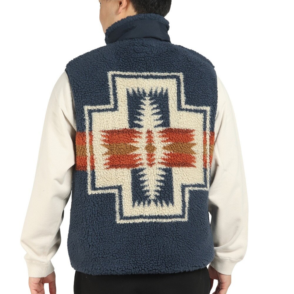 ペンドルトン（PENDLETON）（メンズ）ジャケット アウター ボア スタンドベスト Navy 2475-9017 10067 あったかベスト★★★